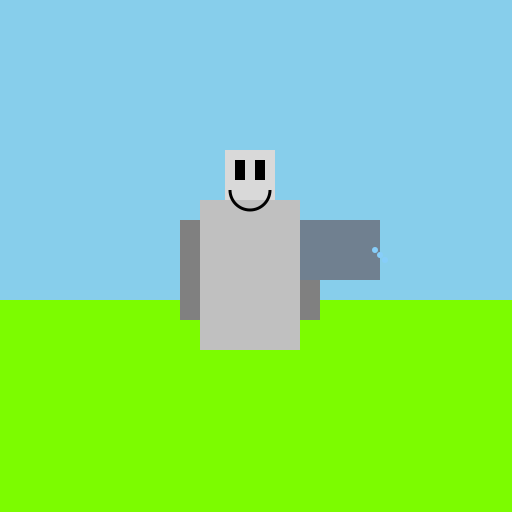 A Cheerful Robot Planting a Garden - DrawGPT