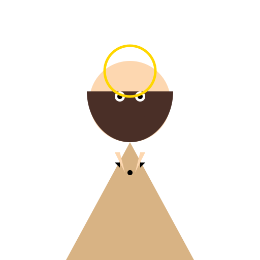 Peaceful Jesus in a Cartoon Style - DrawGPT