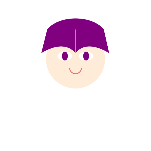 Anime Girl with Purple Highlights - DrawGPT