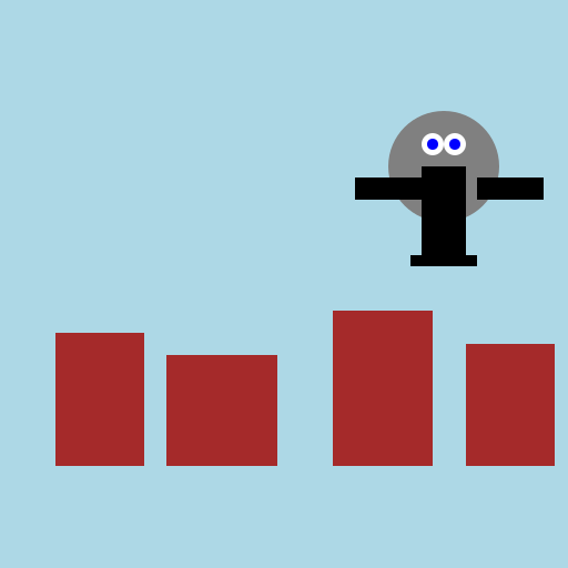 Giant Rampaging Through Village - DrawGPT