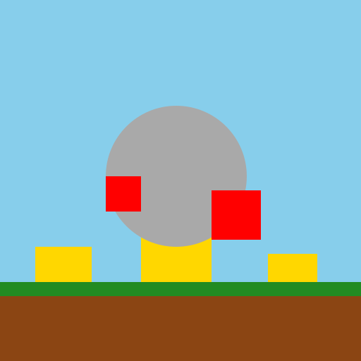 Giant Destroys Village - DrawGPT