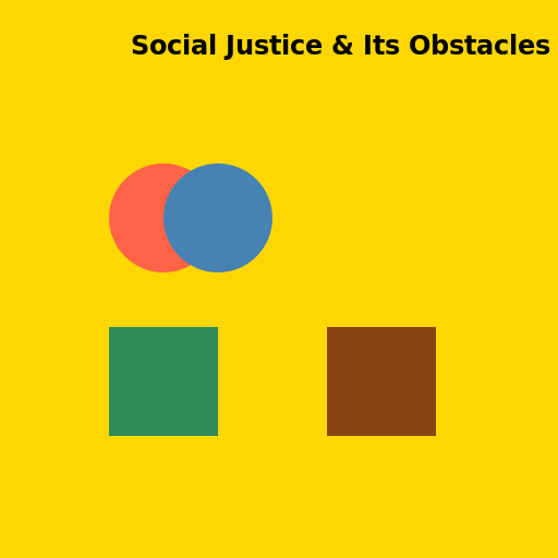 Social Justice & Its Obstacles - DrawGPT