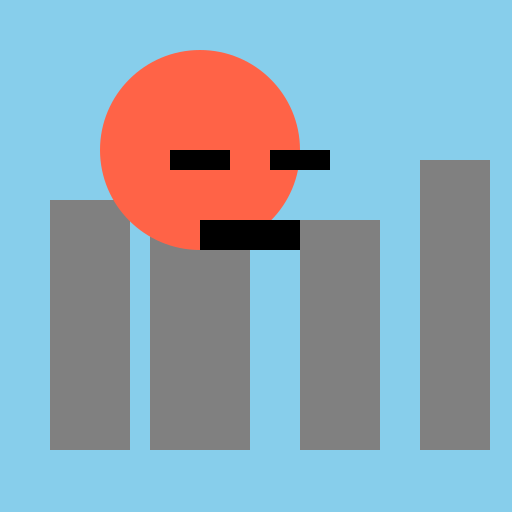 Giant Destroyed New York City - DrawGPT