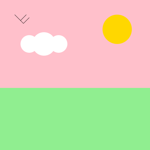 Beautiful Sunset Landscape - DrawGPT