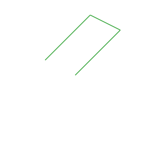 Slalom Kayak with Color Fade and Lines - DrawGPT