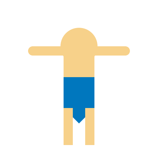 Muscular Man in Swimsuit - DrawGPT