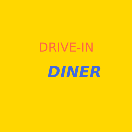 Retro Drive-In Diner Logo - DrawGPT