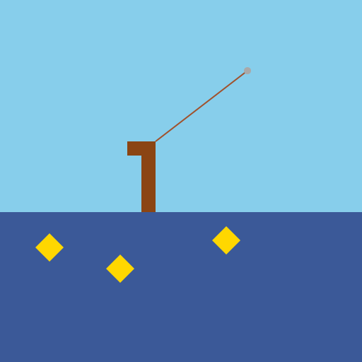 Jed Clampett Fishing with a Cane Pole - DrawGPT