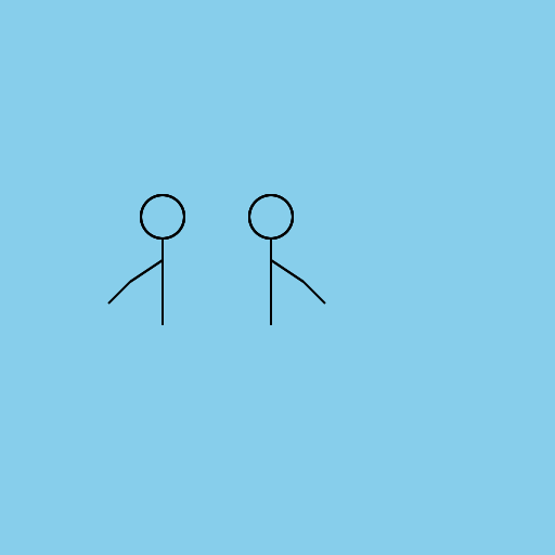 Sword Fighting Stick Figures - DrawGPT