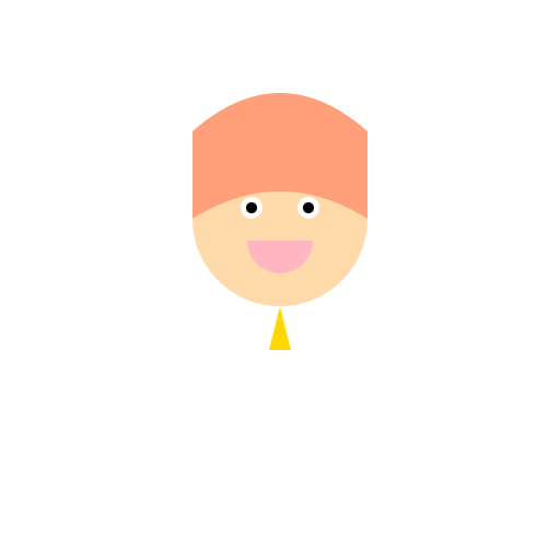 Pretty Anime Girl with Necklace - DrawGPT