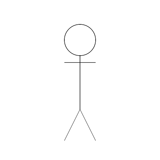 Line Art Icon Person - DrawGPT