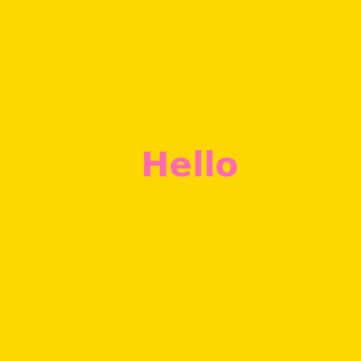 A Colorful Hello - DrawGPT
