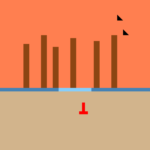 Sunset Beach Paradise - DrawGPT