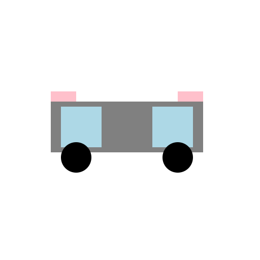 Grey 2023 Renault Captur with European Pink Licence Plate Holders - DrawGPT
