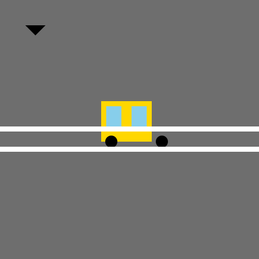 Bird's Eye View of a Pickup Truck on the Road - DrawGPT