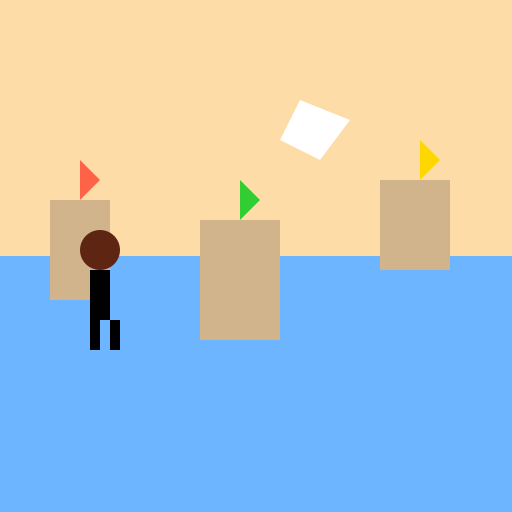 Man Watching Loganair Aircraft on Beach - DrawGPT