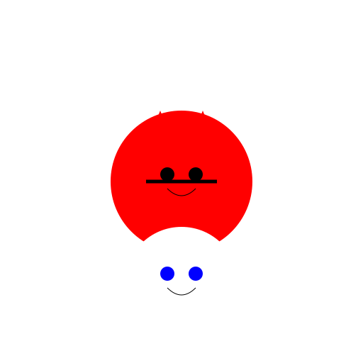 Jesus Fighting with Satan - DrawGPT