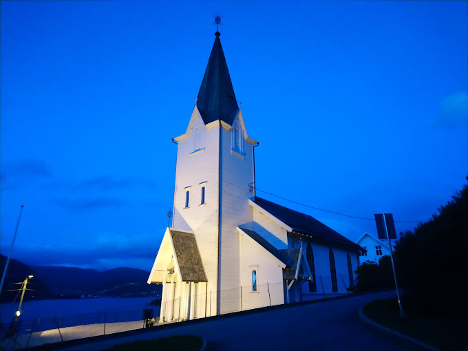 Ytre Arna Church Photo Upload - DrawGPT