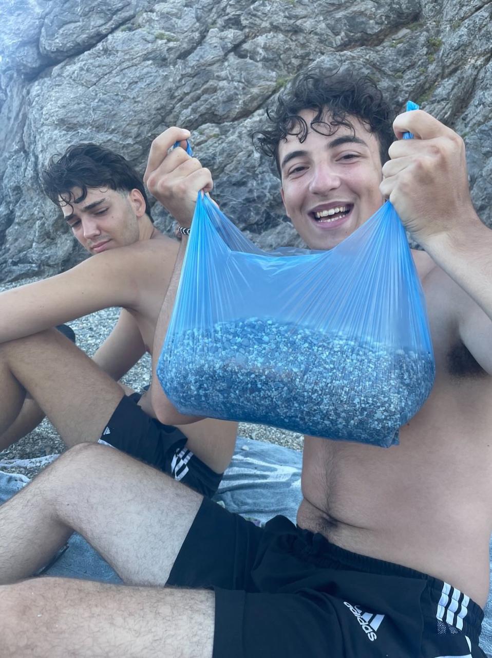 Ghibli Boys on the Beach - DrawGPT