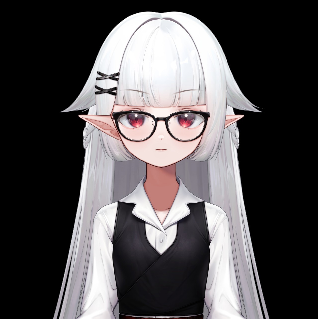 Elf Girl with Glasses - DrawGPT