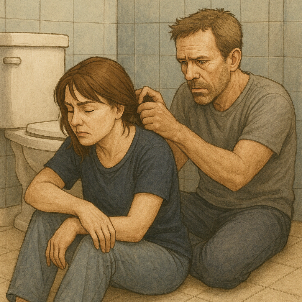 Thyme Comforted by House - DrawGPT