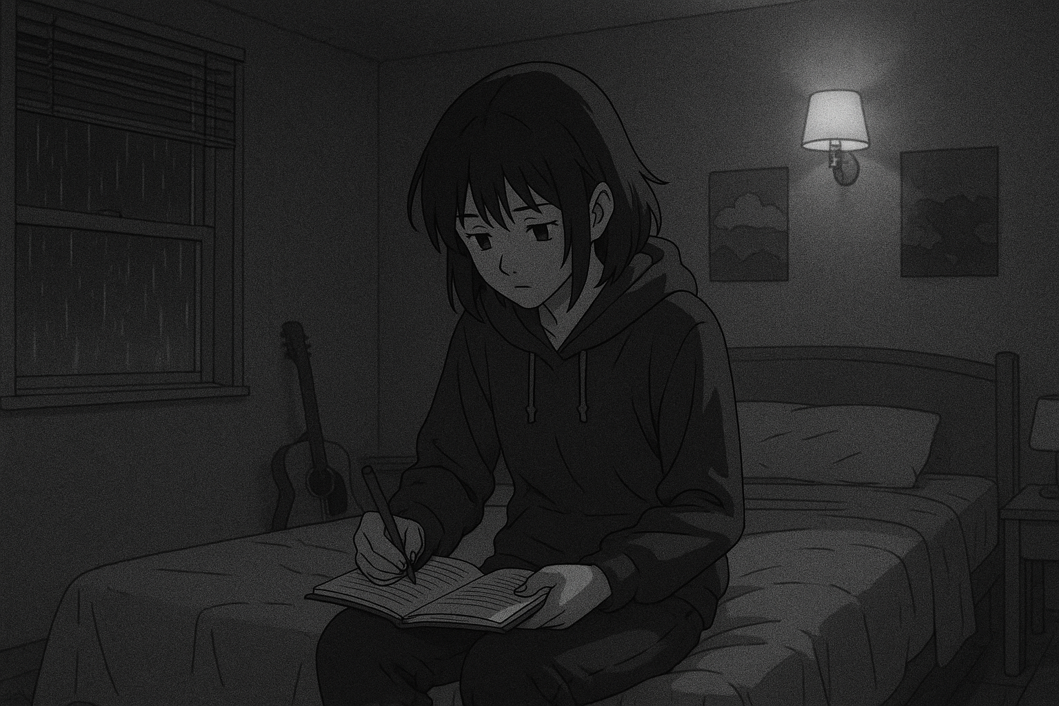 Sketchy Lamp Light Room - DrawGPT