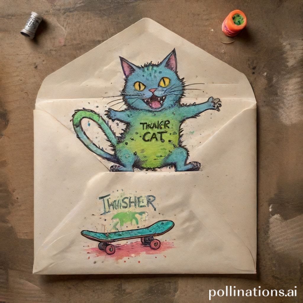 Skater Slime Cat - DrawGPT