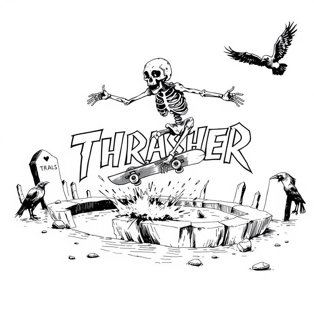 Skull Pool Slam - DrawGPT