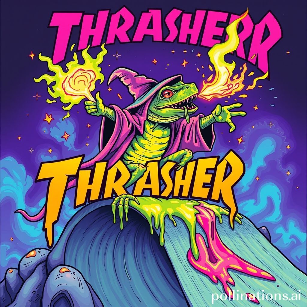 Lizard Wizard Halfpipe - DrawGPT