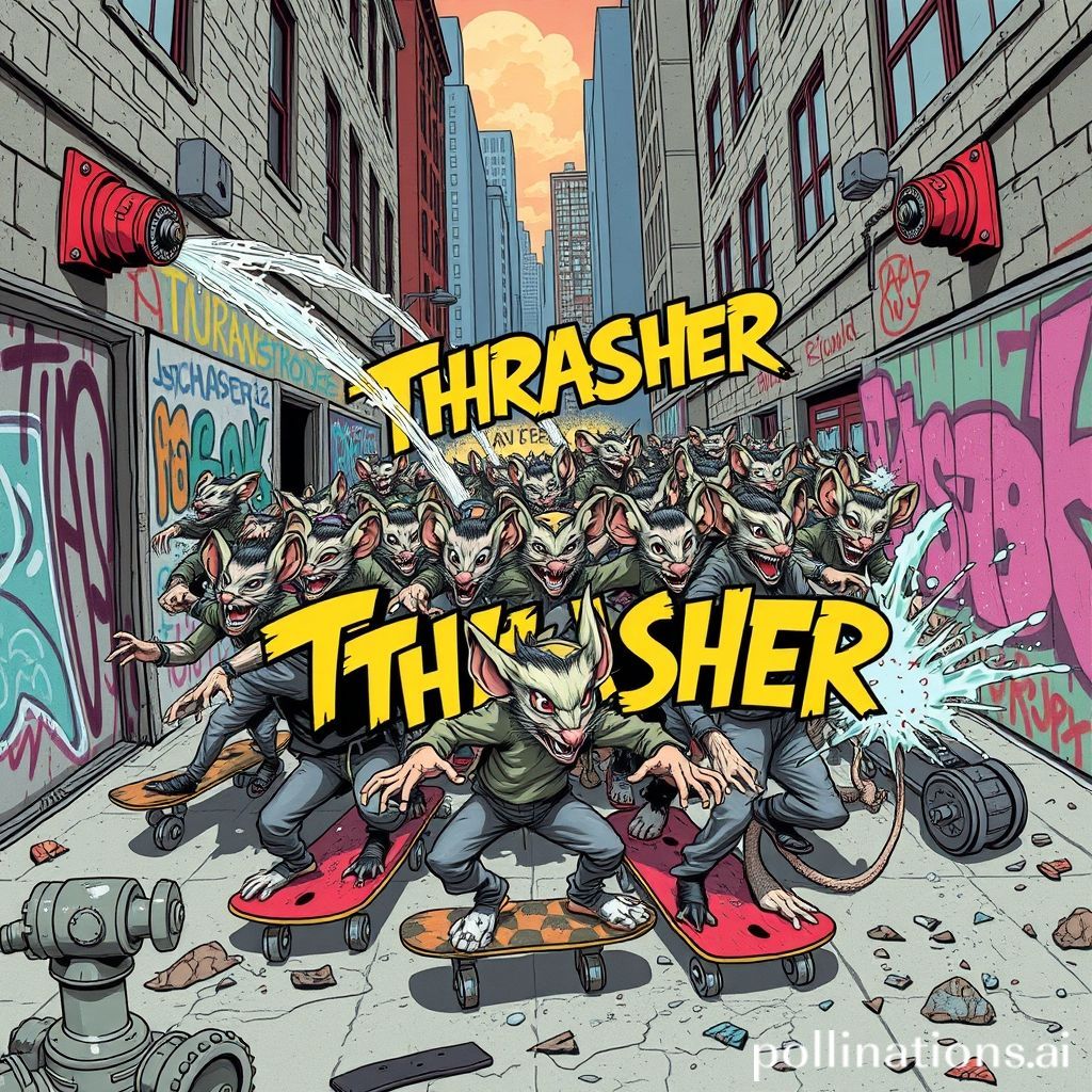 Skate Rat City Rampage - DrawGPT