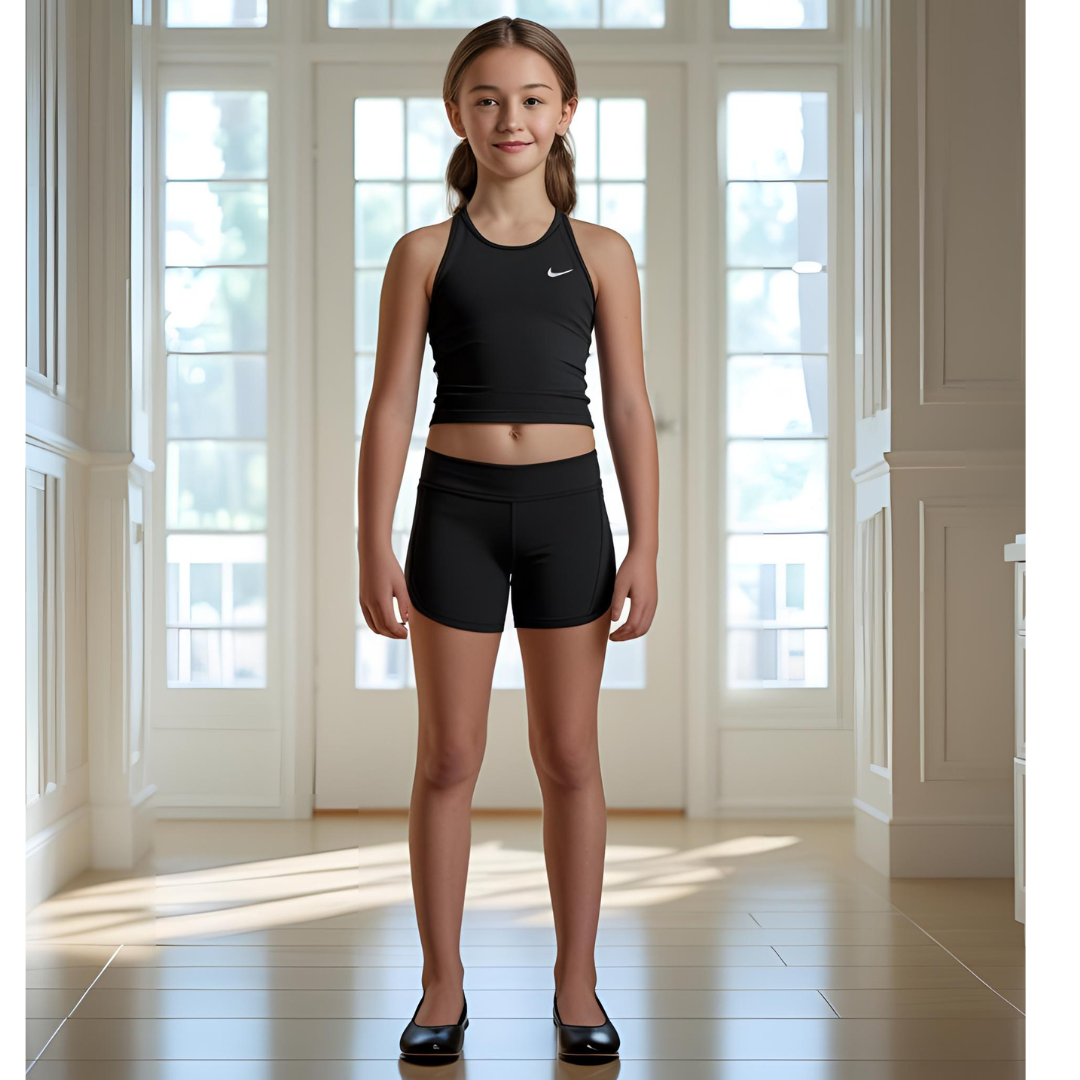 Girl with Black Opaque Tights (Edited) - DrawGPT