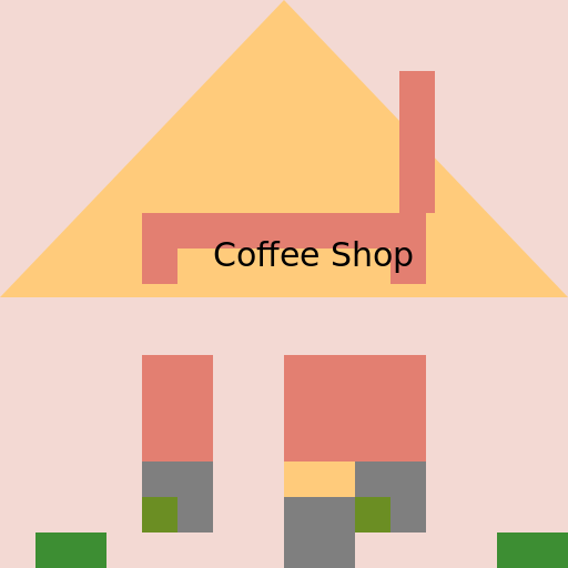 Lo-fi sketch of a coffee shop - AI Prompt #16914 - DrawGPT