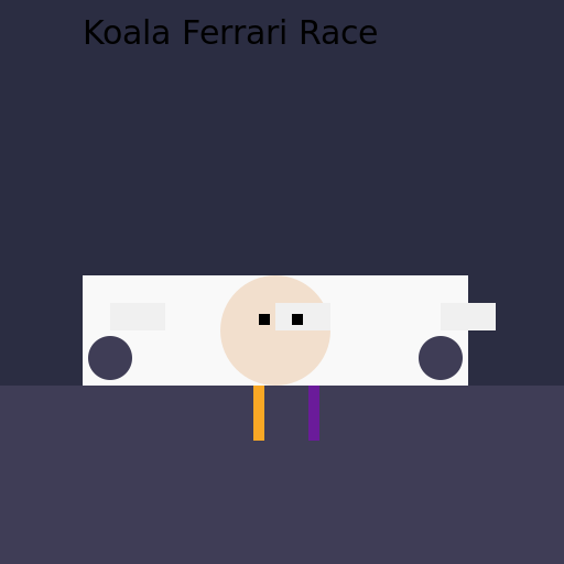 Koala Ferrari Race - AI Prompt #17756 - DrawGPT