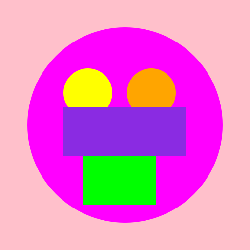 F-Shaped Balloon Rainbow - DrawGPT