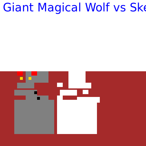 Giant Magical Wolf Fighting Skeleton Dragon on Mountain - AI Prompt #18183 - DrawGPT