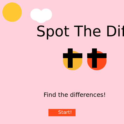 Spot The Difference Title Screen - AI Prompt #18271 - DrawGPT