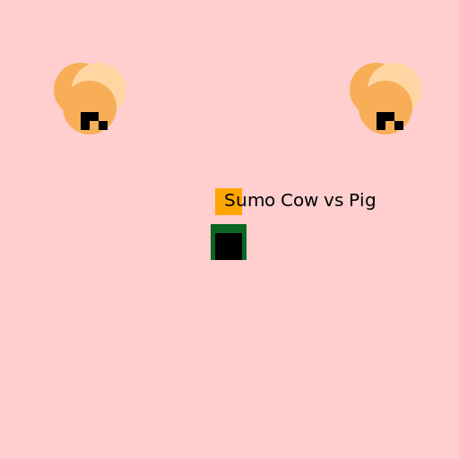 Sumo Cow vs Pig - DrawGPT