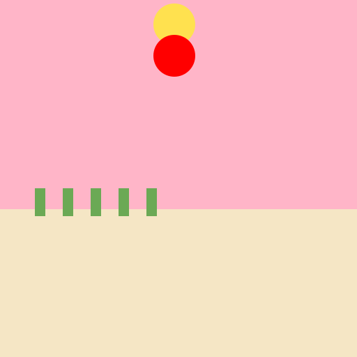 Beach Ball at Sunset - AI Prompt #18630 - DrawGPT