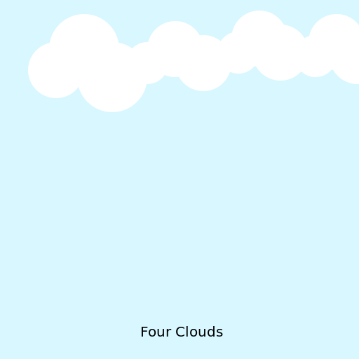 Four Clouds - AI Prompt #19362 - DrawGPT