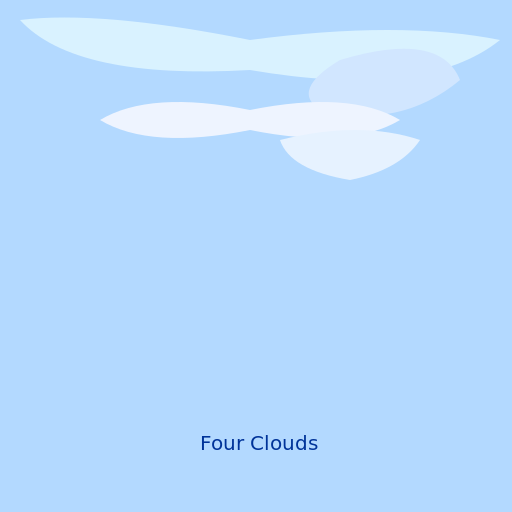 Four Clouds - AI Prompt #19365 - DrawGPT