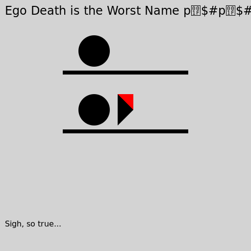 Ego Death is the Worst Name 🤣🤣 - AI Prompt #1947 - DrawGPT