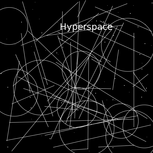 Creating a surrealistic look at flying through hyperspace - AI Prompt #19955 - DrawGPT