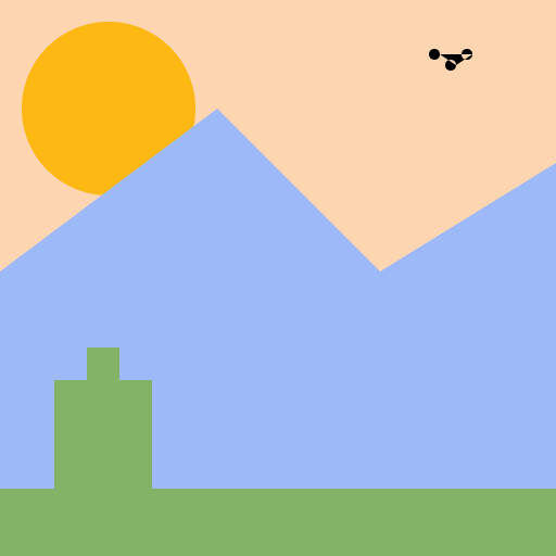 Sun setting over the mountains - AI Prompt #20273 - DrawGPT