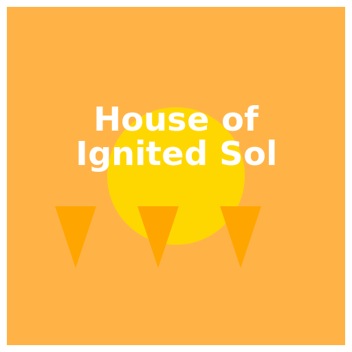 House of Ignited Sol Banner - AI Prompt #20285 - DrawGPT