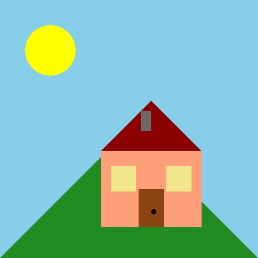 House on a Hill - AI Prompt #20378 - DrawGPT