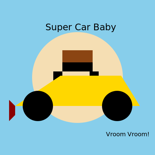 Super Car Lover Baby - AI Prompt #20639 - DrawGPT