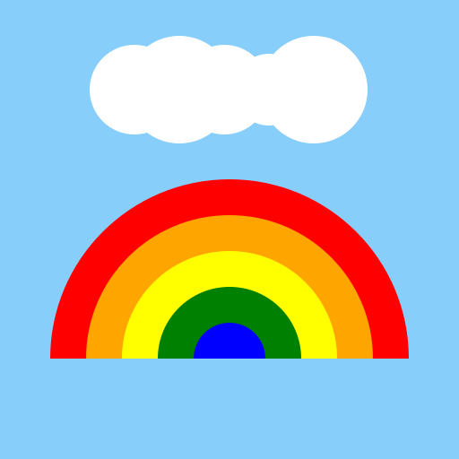 Rainbow with Clouds - AI Prompt #20649 - DrawGPT