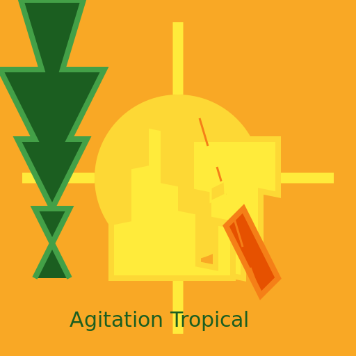 Agitation Tropical Diagram Flux Drawing - AI Prompt #20701 - DrawGPT