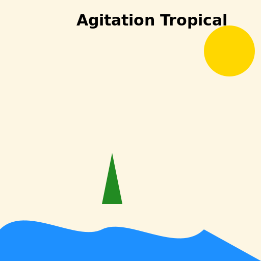 Agitation Tropical - AI Prompt #20703 - DrawGPT