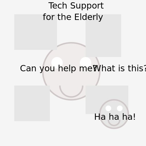 Tech Support for the Elderly - AI Prompt #20828 - DrawGPT